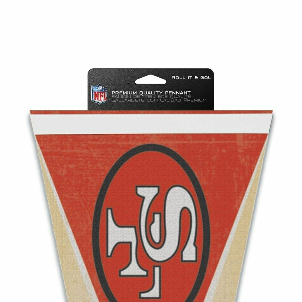 San Francisco 49ers Premium Throwback NFL Pennant Taass for sale