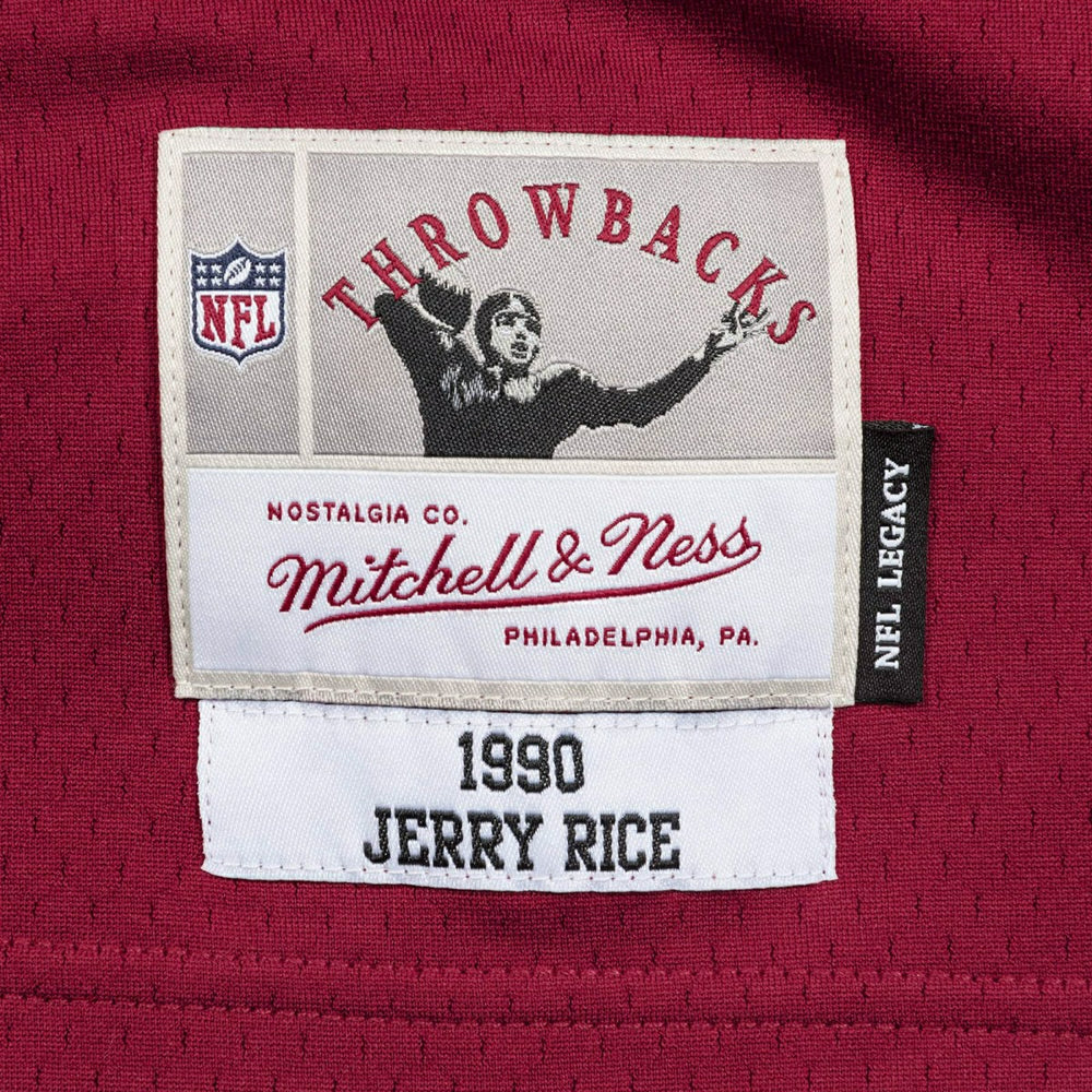 Jerry Rice #80 San Francisco 49ers 1990 Legacy Throwback NFL Jersey Red Classic