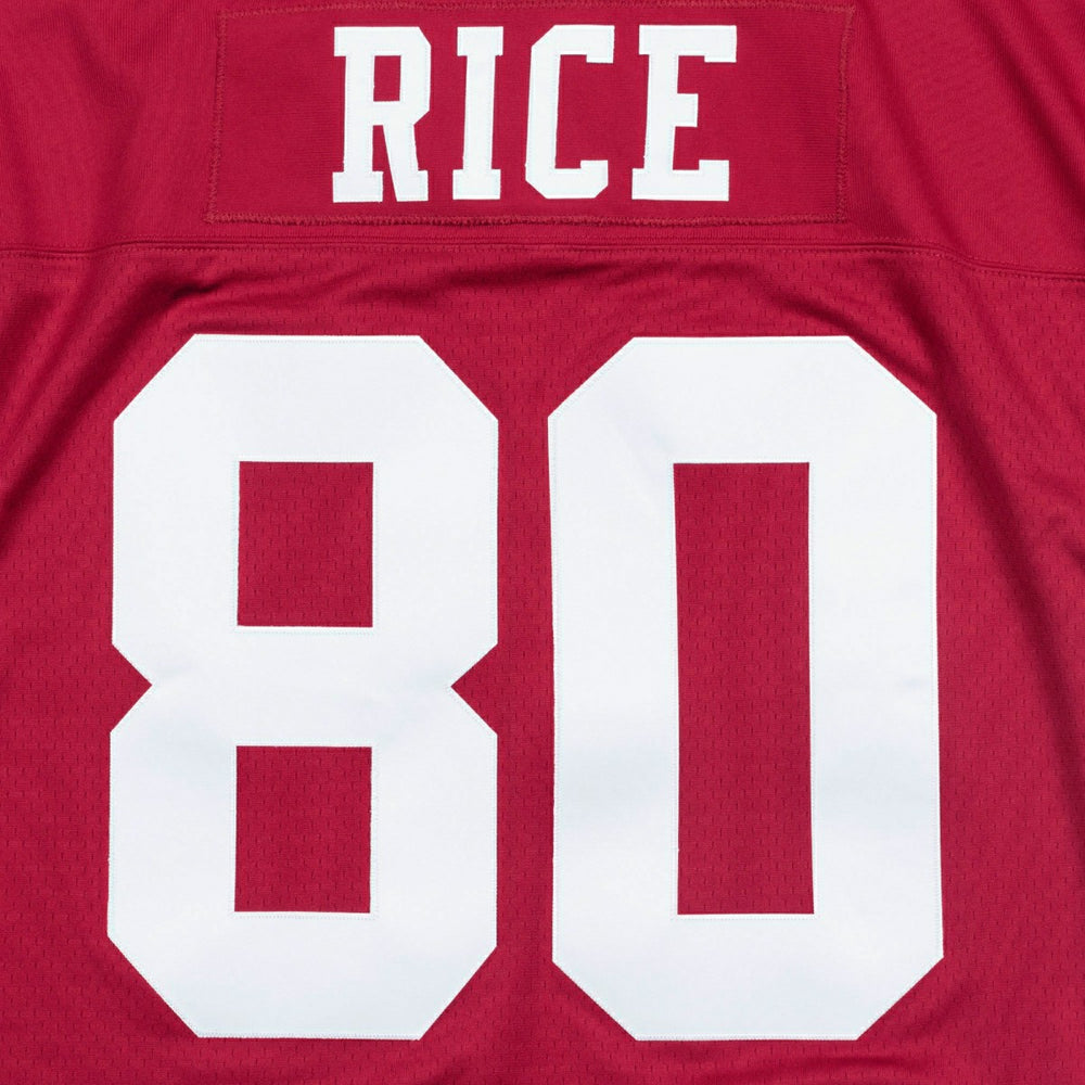 Jerry Rice #80 San Francisco 49ers 1990 Legacy Throwback NFL Jersey Red Classic