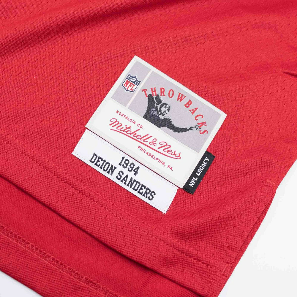 Deion Sanders #21 San Francisco 49ers Legacy Throwback NFL Jersey Red Taass sale