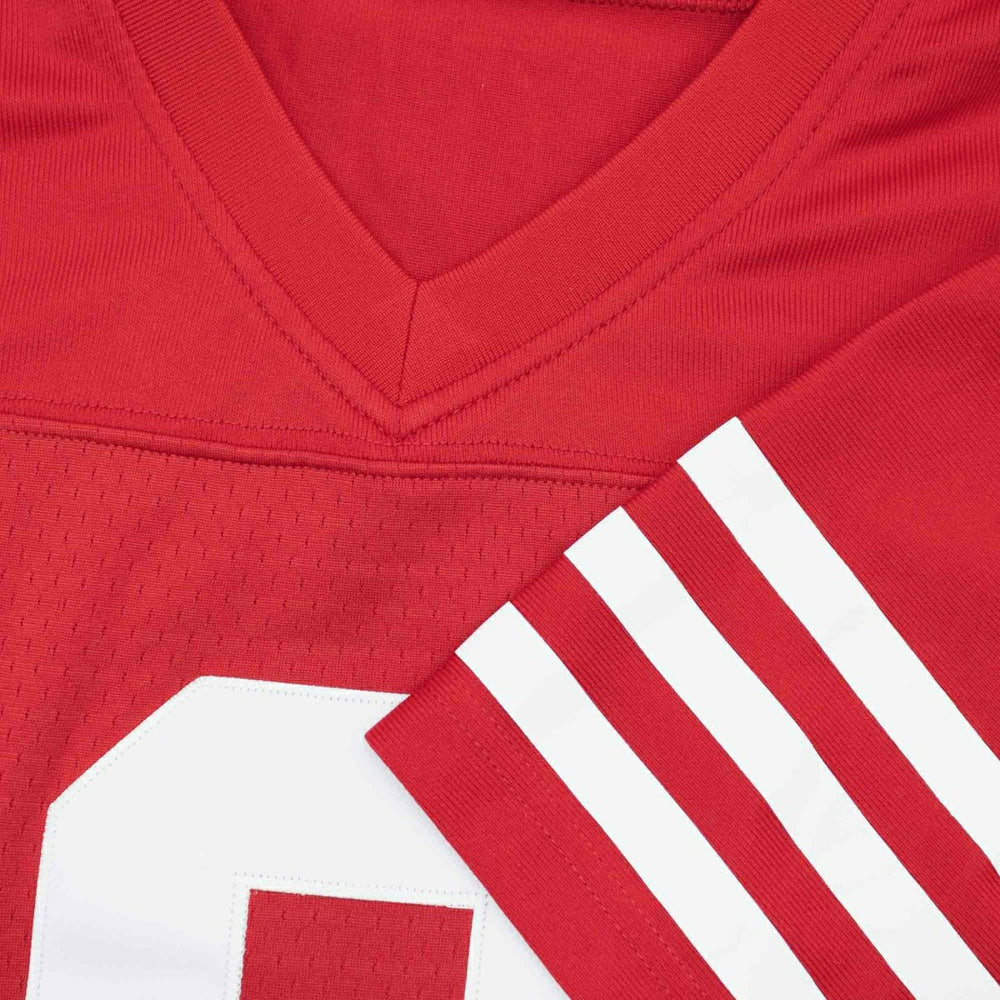 Steve Young #8 San Francisco 49ers Mitchell & Ness Throwback NFL Jersey Red Taass for sale
