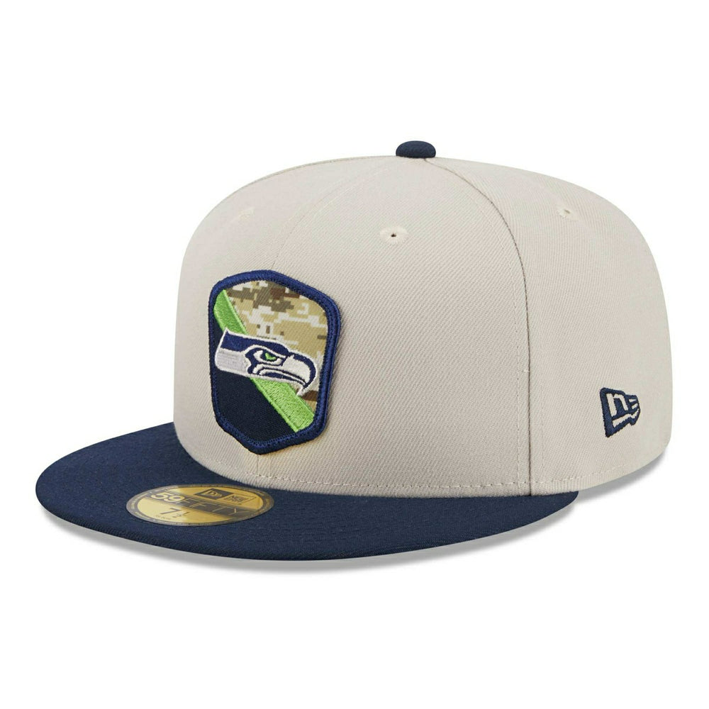 Seattle Seahawks 2023 NFL Salute to Service New Era 59FIFTY Fitted Cap Classic