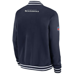 Seattle Seahawks NFL Sideline Nike Coach Bomber Jacket Fashion