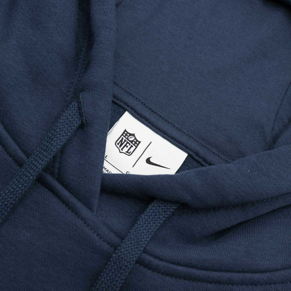 Seattle Seahawks Wordmark Nike Club NFL Hoodie Navy (WOMEN'S) Lifestyle