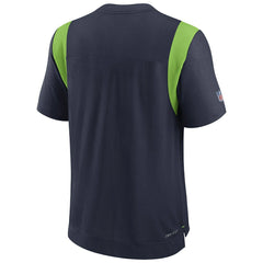 Seattle Seahawks 2022 NFL Sideline Nike Performance Player Top Navy Taass US