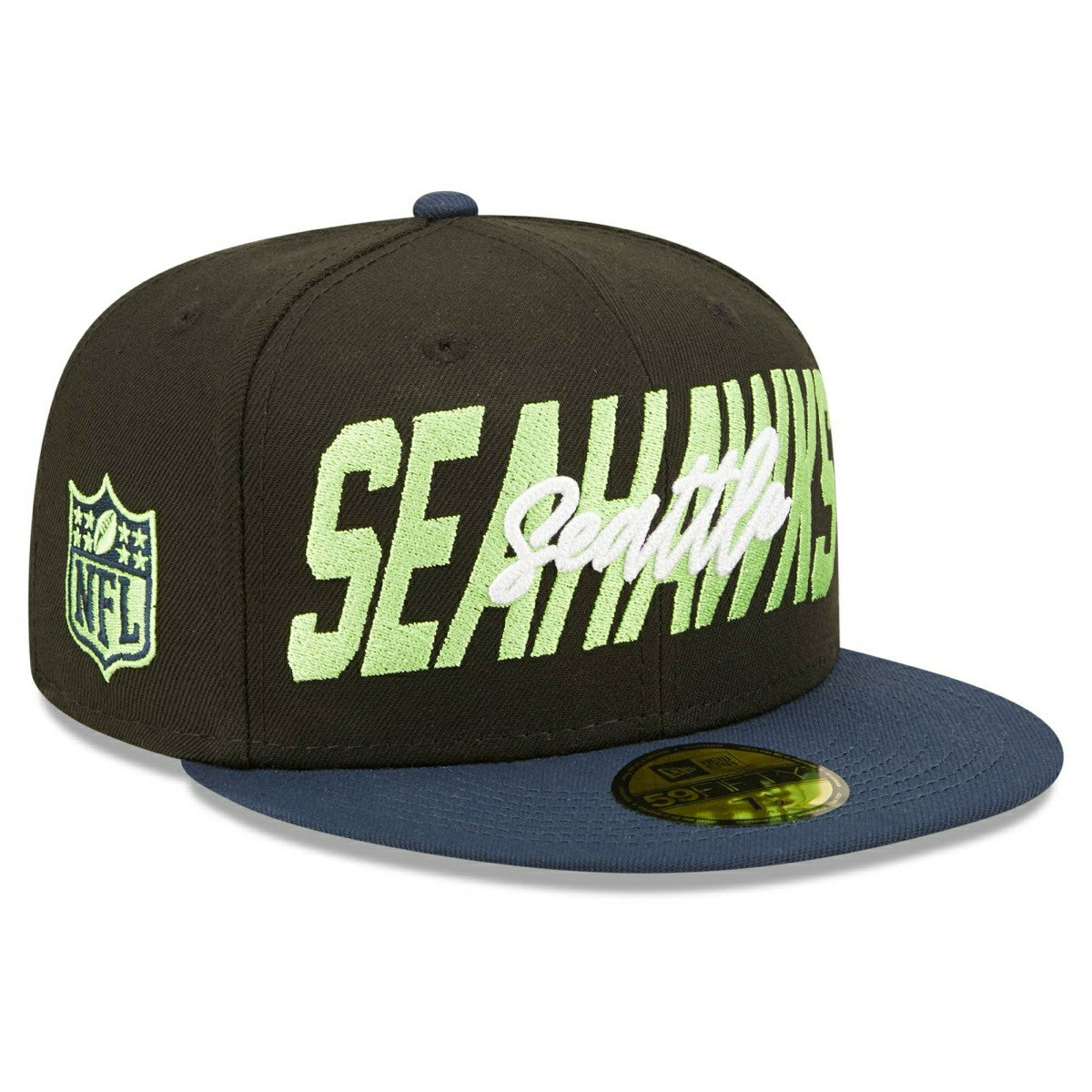 Seattle Seahawks 2022 NFL Draft On-Stage New Era 59FIFTY Fitted Cap Fashion