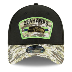 Seattle Seahawks 2021 NFL On-Field Salute to Service New Era 39THIRTY Flex Fit Cap Fashion