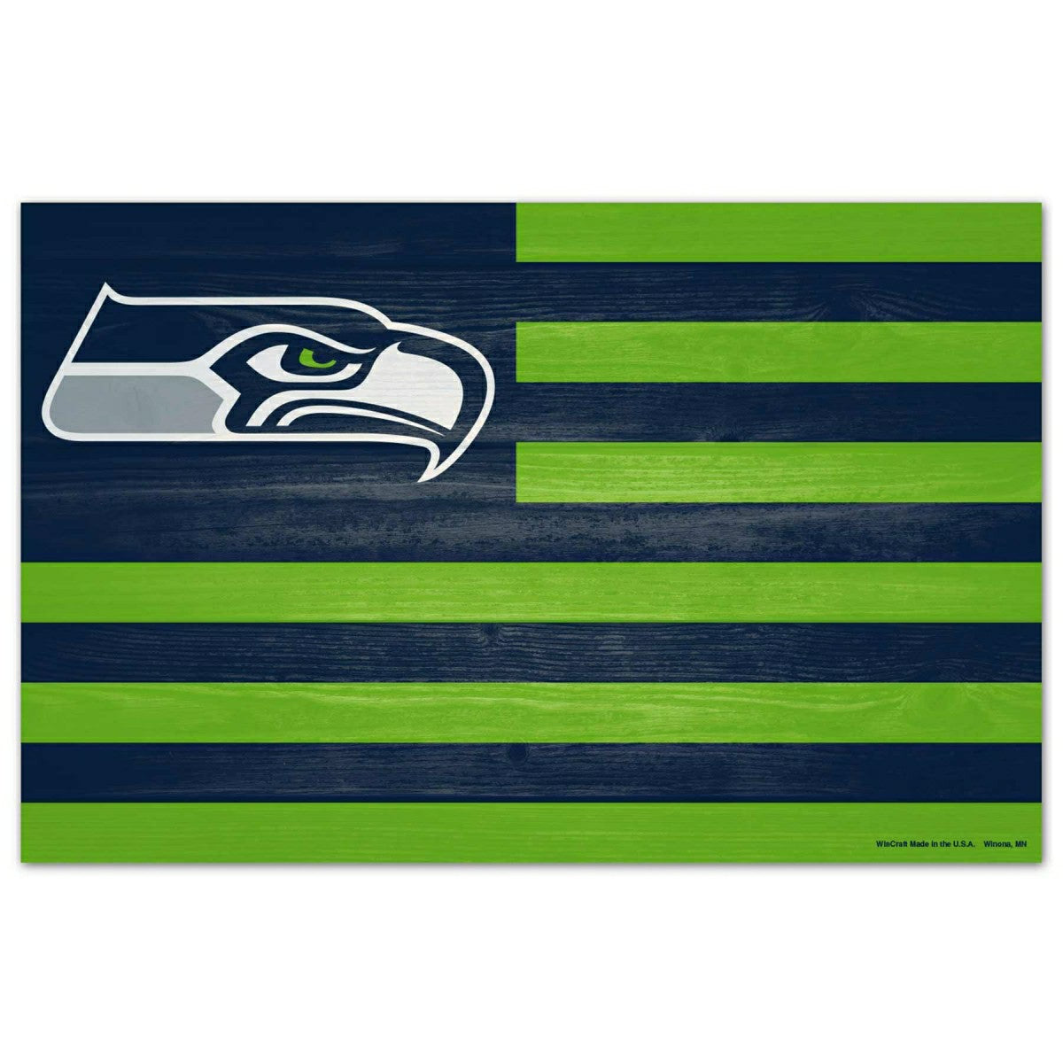 Seattle Seahawks WinCraft NFL Americana Wood Sign Lifestyle