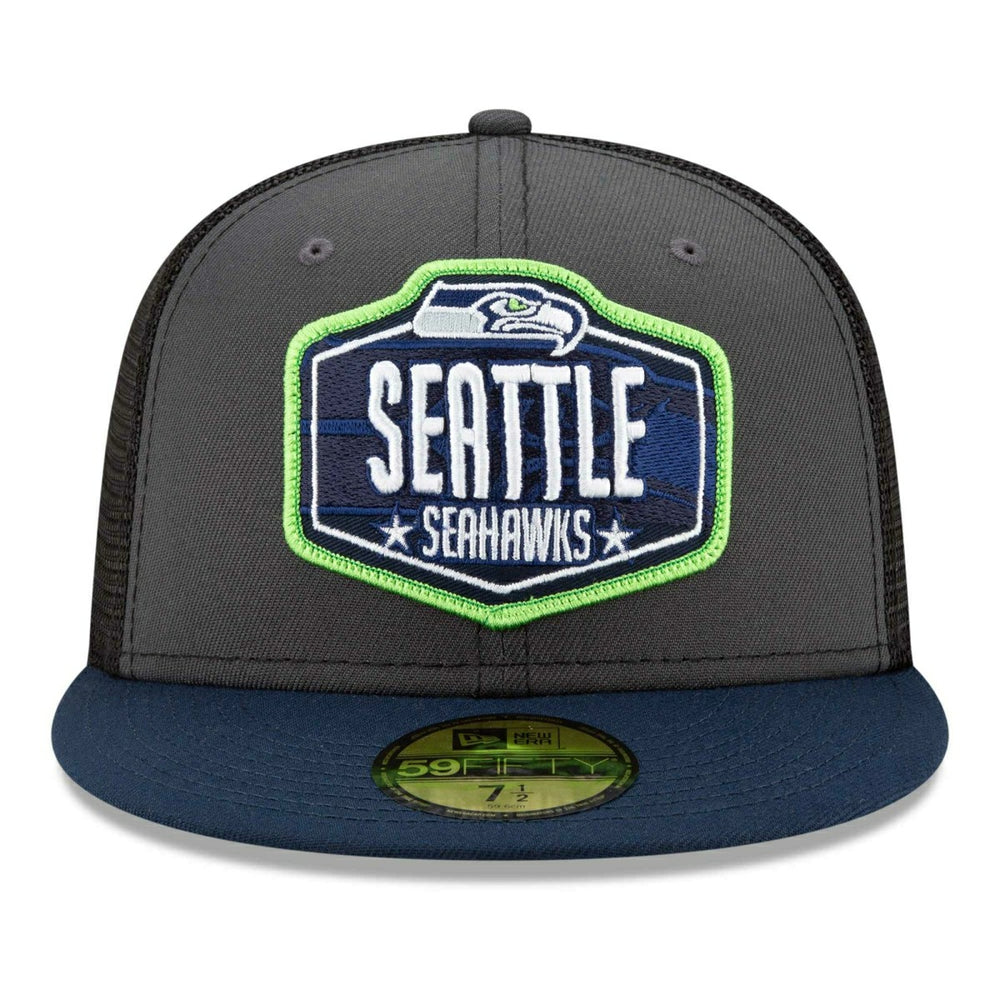 Seattle Seahawks Official 2021 NFL Draft New Era 59FIFTY Fitted Cap Taass US