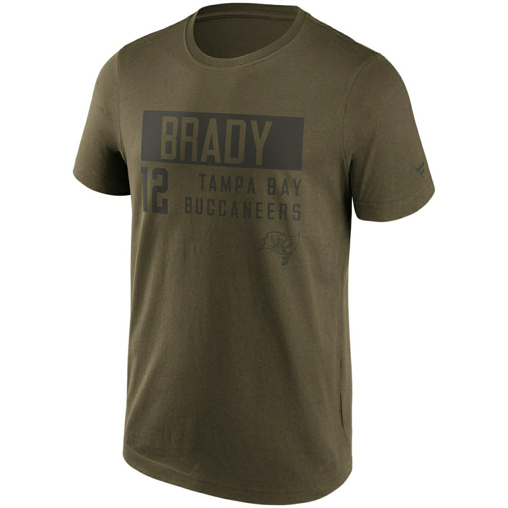 Tom Brady Tampa Bay Buccaneers Camo Fashion NFL T-Shirt Kahki Taass US
