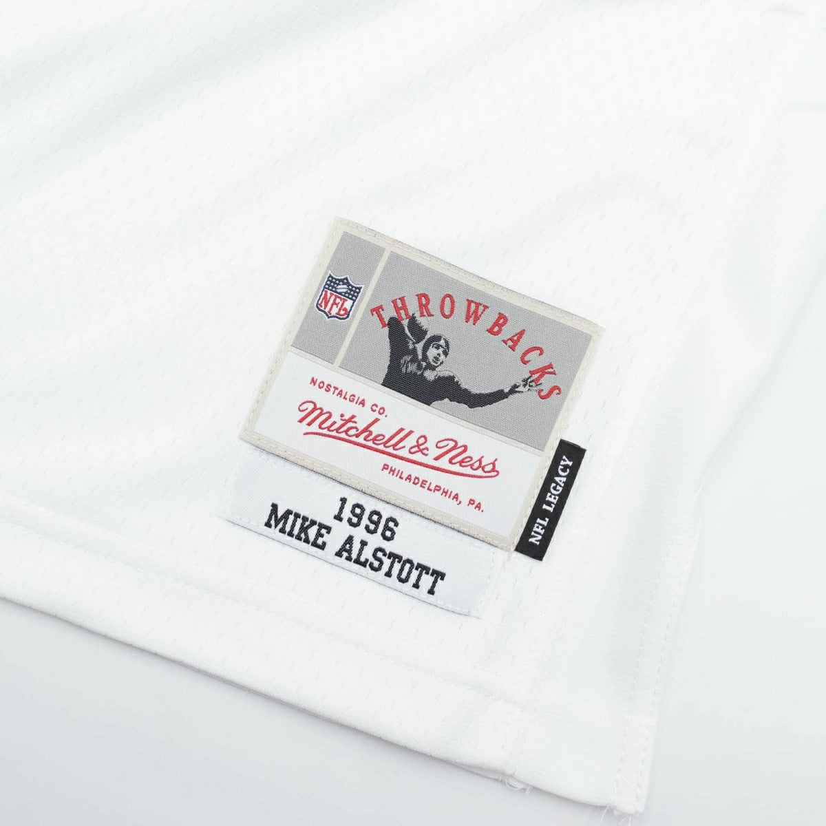 Mike Alstott #40 Tampa Bay Buccaneers Mitchell & Ness Throwback NFL Jersey White Classic