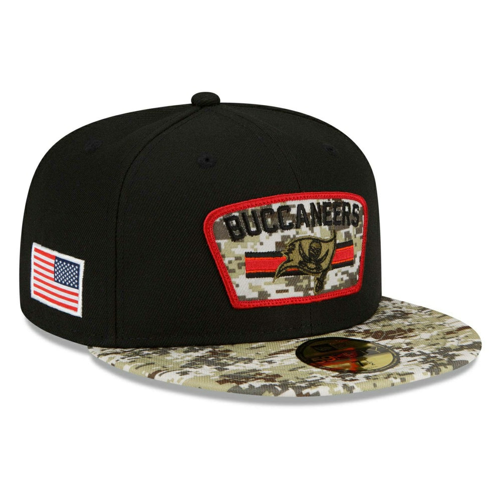 Tampa Bay Buccaneers 2021 NFL On-Field Salute to Service New Era 59FIFTY Fitted Cap Taass US