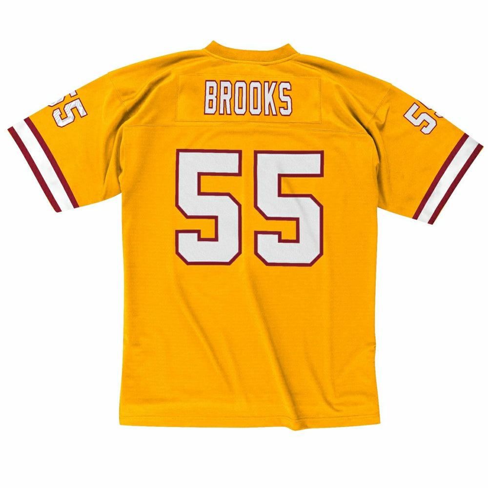 Derrick Brooks #55 Tampa Bay Buccaneers Mitchell & Ness Throwback NFL Jersey Yellow Classic