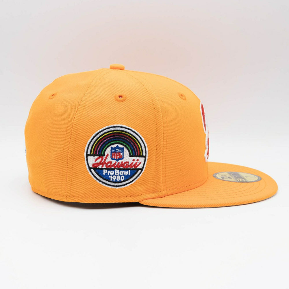 Tampa Bay Buccaneers 1980 Pro Bowl New Era 59FIFTY Fitted NFL Cap Orange Fashion