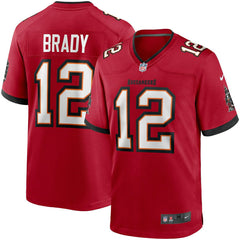 Tom Brady #12 Tampa Bay Buccaneers Nike Game NFL Football Jersey Red Fashion