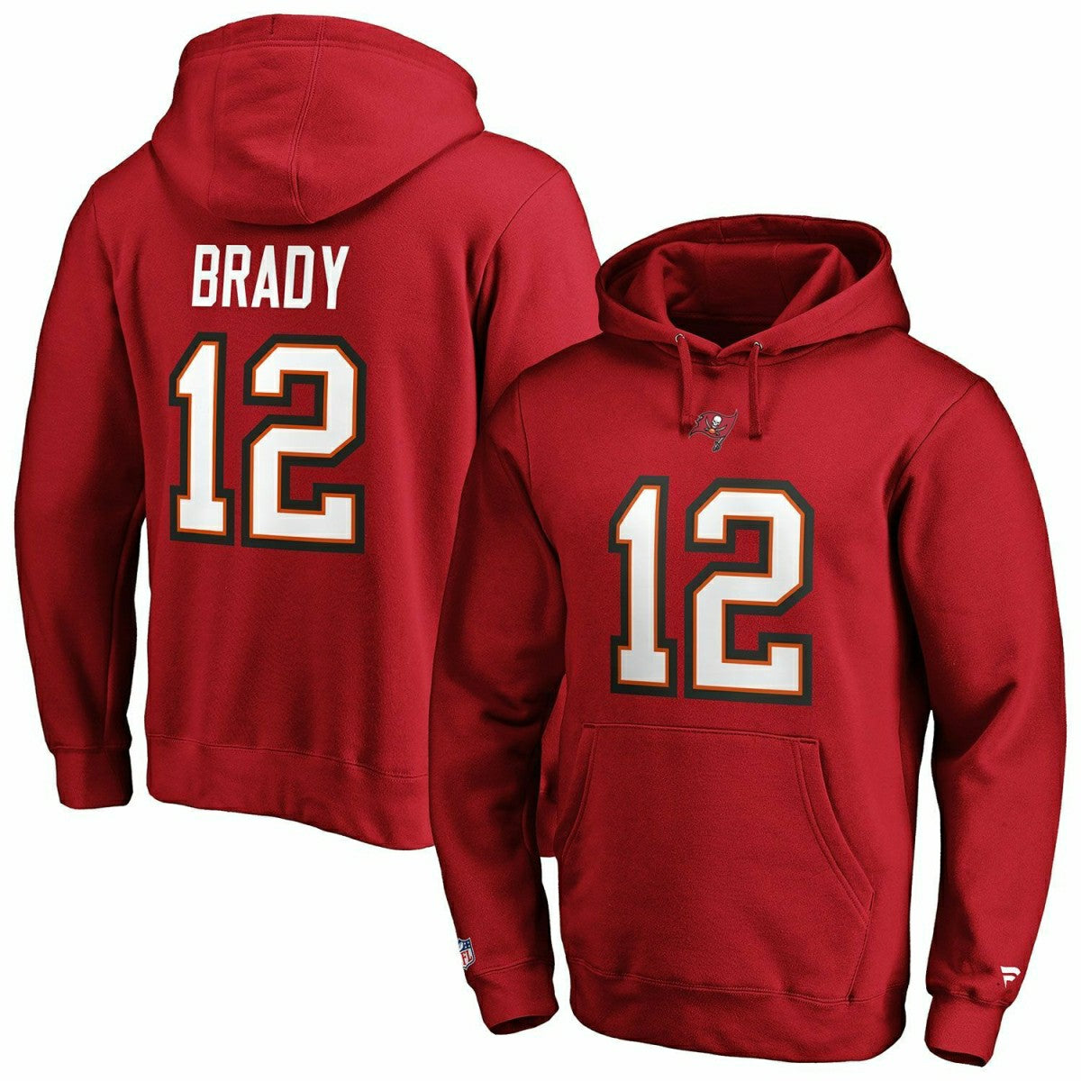 Tom Brady #12 Tampa Bay Buccaneers Fanatics Player NFL Hoodie Lifestyle