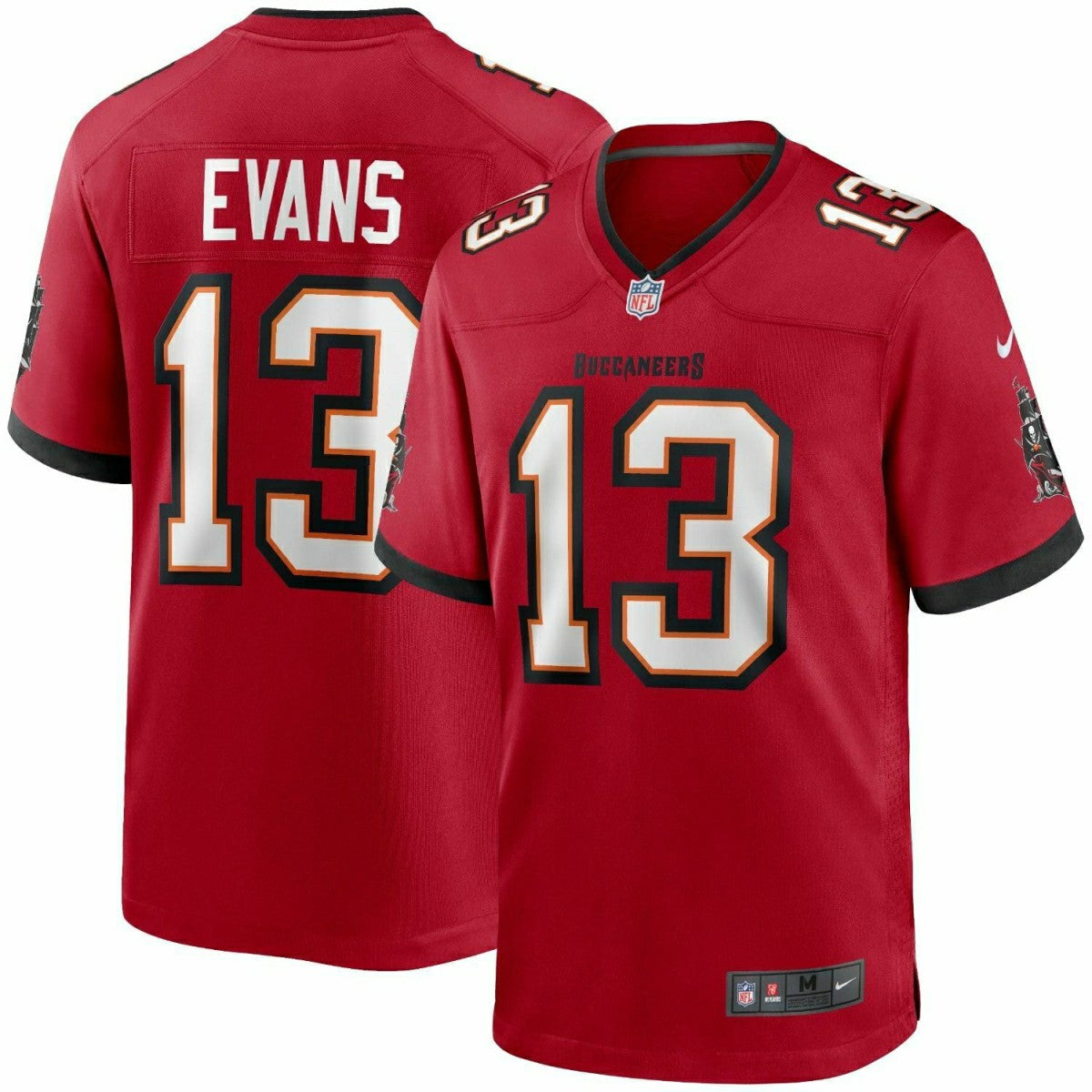 Mike Evans #13 Tampa Bay Buccaneers Nike Game NFL Jersey Red Taass for sale