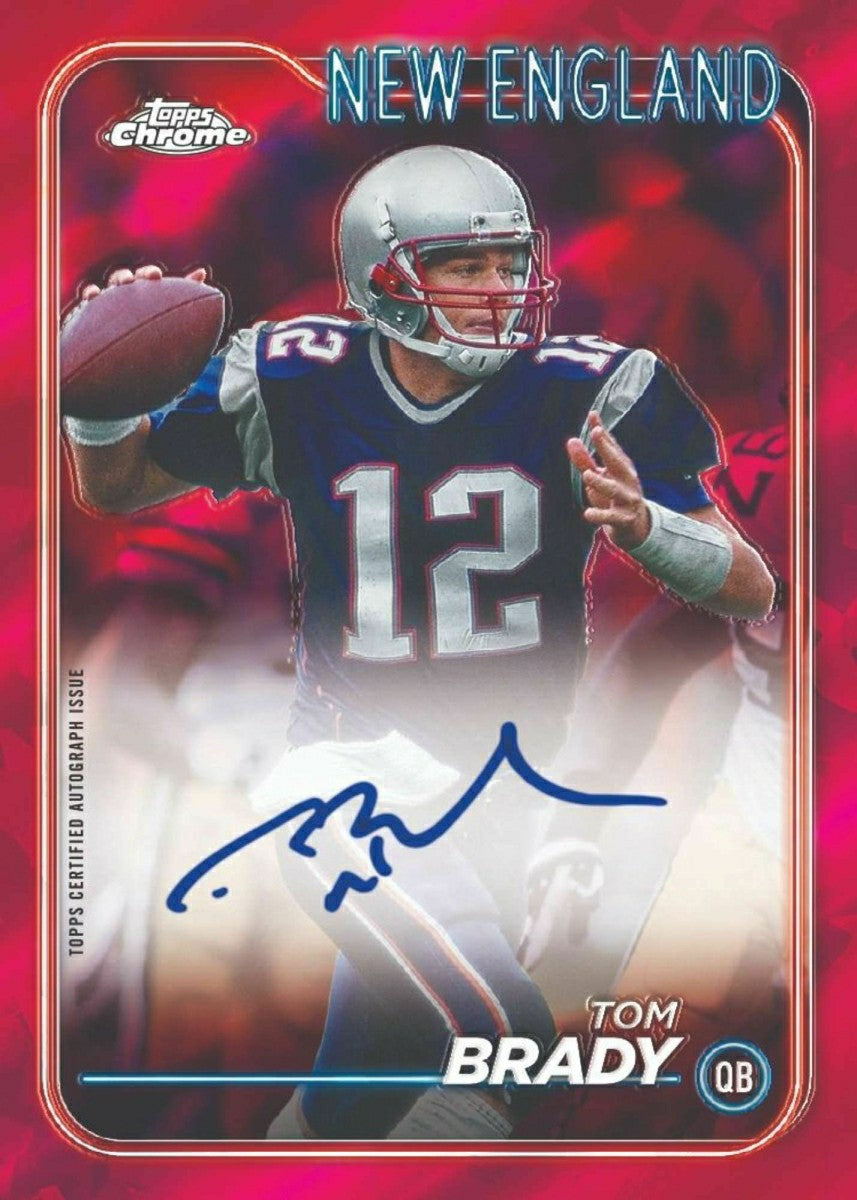 2024 Topps Chrome Sapphire Football Hobby Box Taass sale