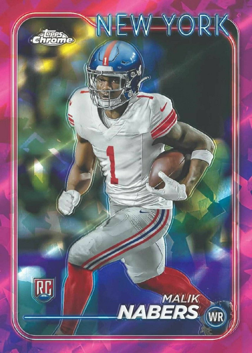 2024 Topps Chrome Sapphire Football Hobby Box Taass sale