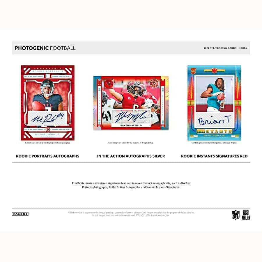 2024 Panini Photogenic Football NFL Hobby Box Classic
