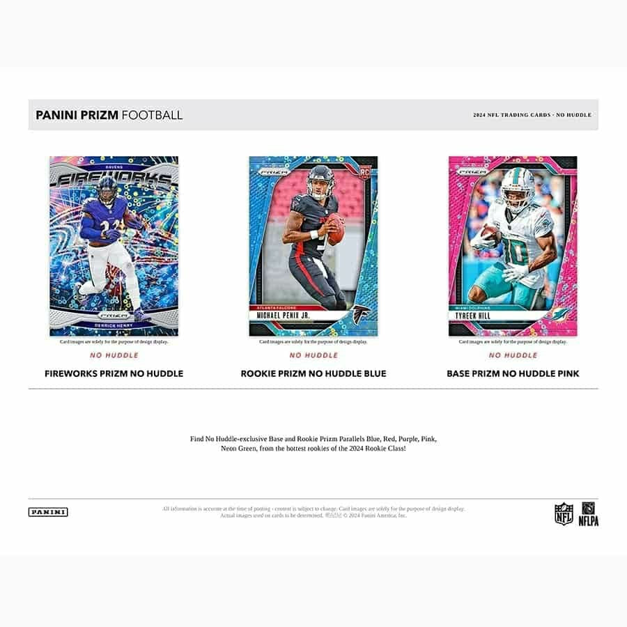 2024 Panini Prizm Football NFL No Huddle Hobby Box Taass sale