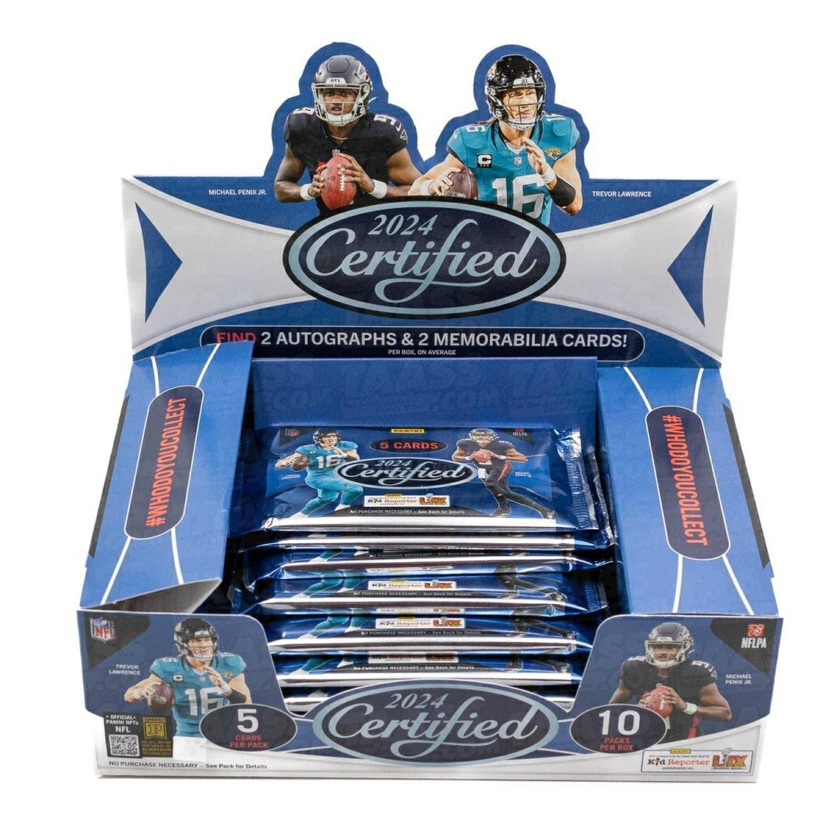 2024 Panini Certified Football NFL Hobby Box Taass sale