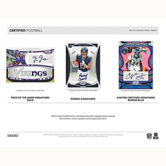 2024 Panini Certified Football NFL Hobby Box Taass sale