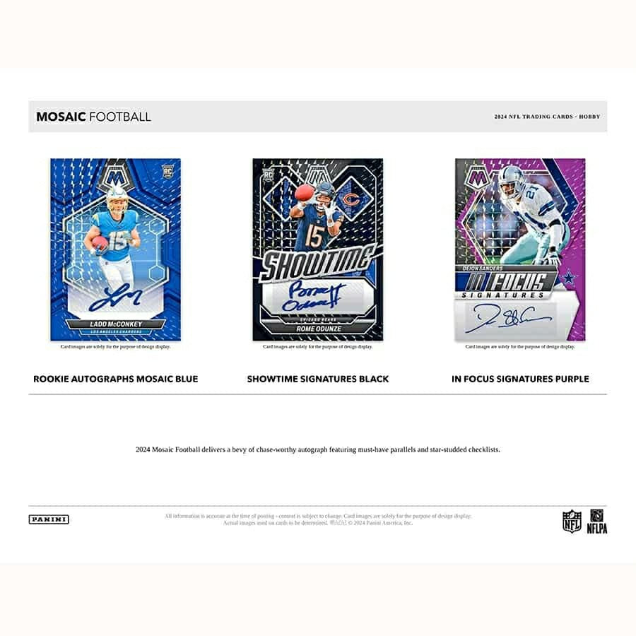 2024 Panini Mosaic Football NFL Hobby Box Taass for sale
