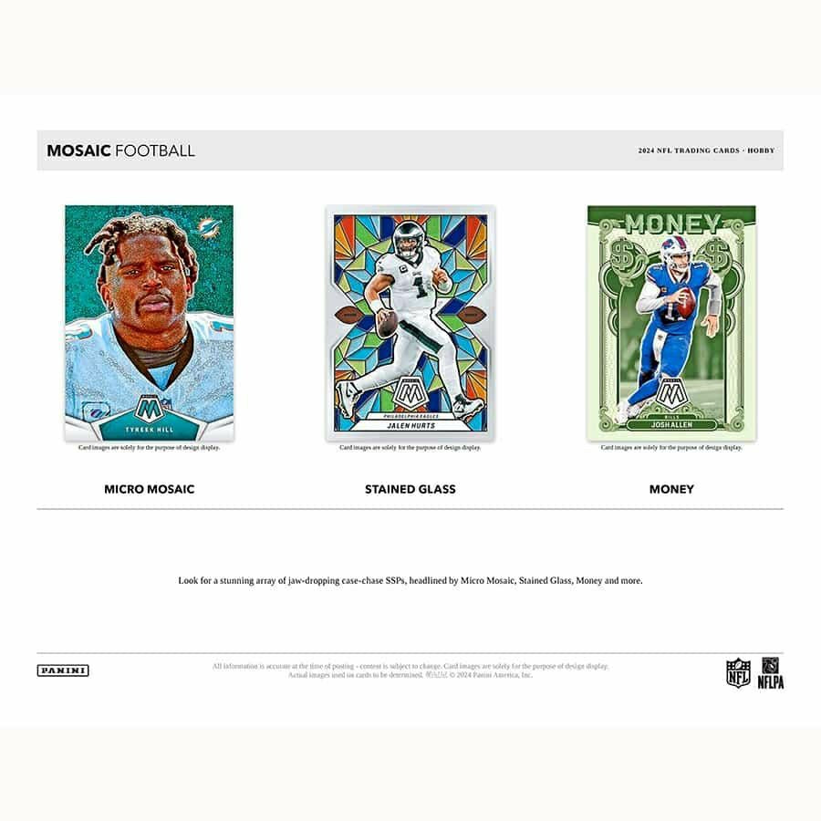 2024 Panini Mosaic Football NFL Hobby Box Taass for sale