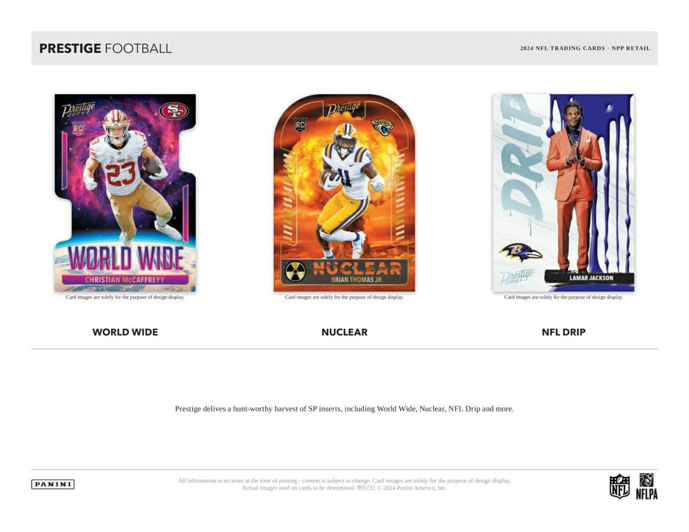 2024 Panini Prestige NFL Football Mega Box Classic