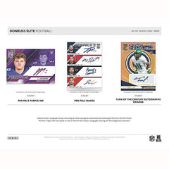 2024 Panini Donruss Elite Football NFL Hobby Box Fashion