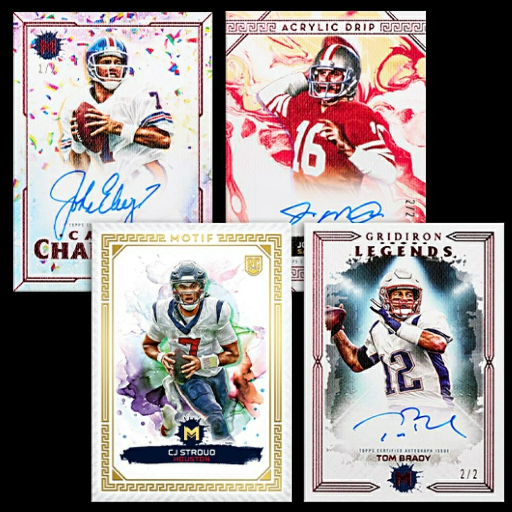 2023 Topps Motif Football Hobby Box Taass US