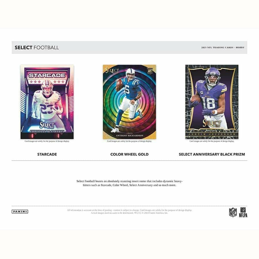 2023 Panini Select Football NFL Hobby Box Taass sale