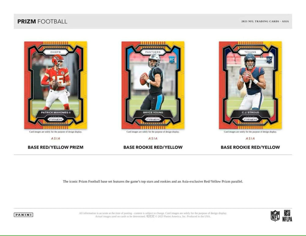 2023 Panini Prizm Football NFL Asia Box Classic