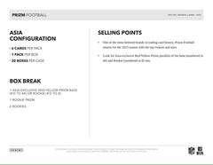 2023 Panini Prizm Football NFL Asia Box Classic