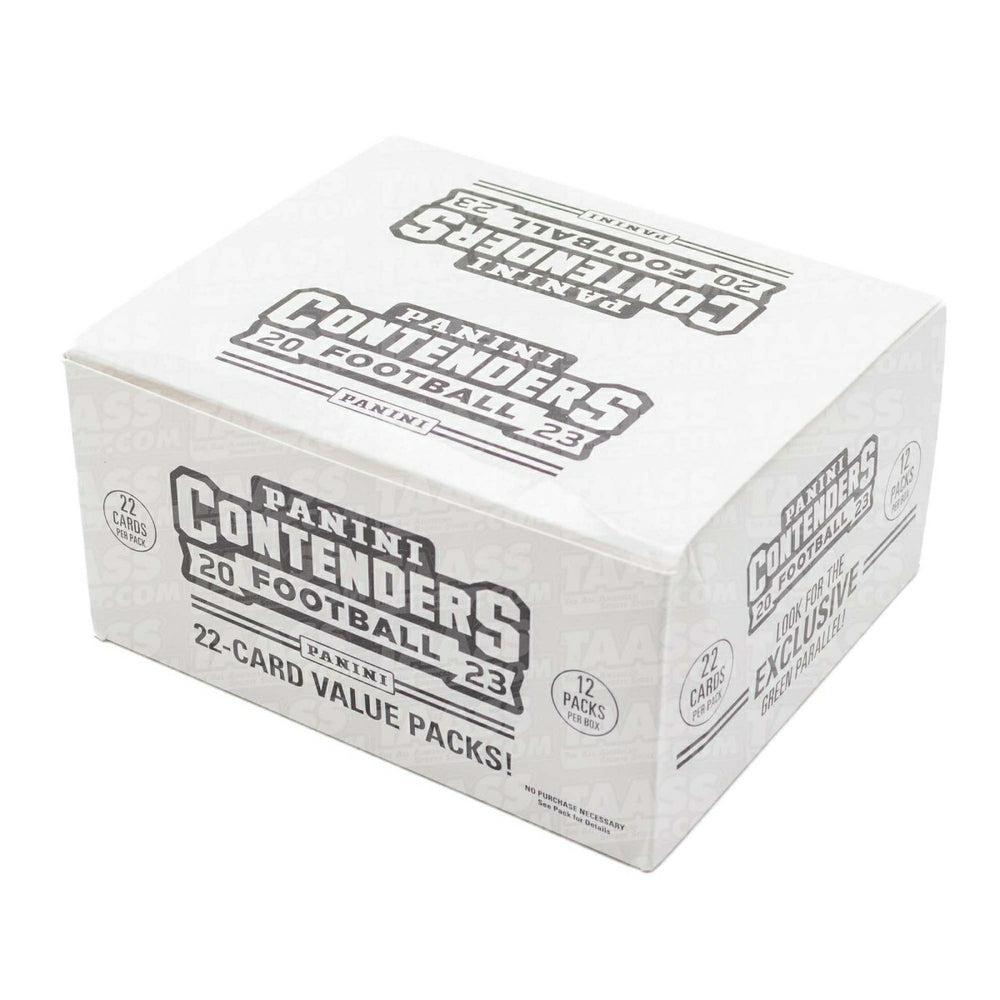2023 Panini Contenders Football NFL Jumbo Value Fat-Pack Box Lifestyle