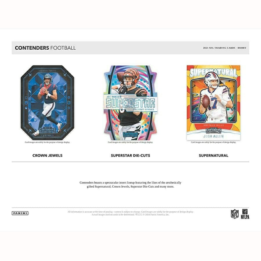 2023 Panini Contenders Football NFL Hobby Box Taass for sale