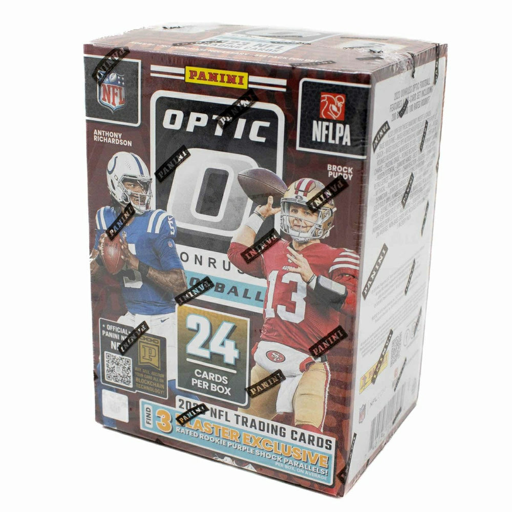 2023 Panini Donruss Optic NFL Football Blaster Box Lifestyle