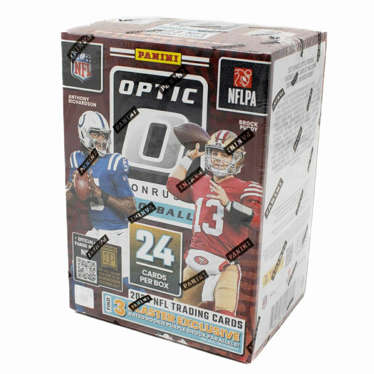 2023 Panini Donruss Optic NFL Football Blaster Box Lifestyle