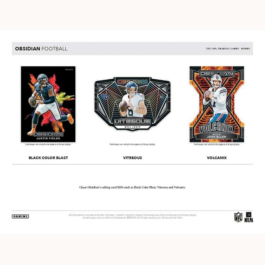 2023 Panini Obsidian Football NFL Hobby Box Taass for sale