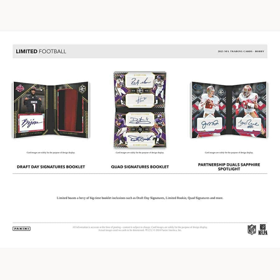 2023 Panini Limited Football NFL Hobby Box Taass US