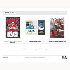 2023 Panini Limited Football NFL Hobby Box Taass US