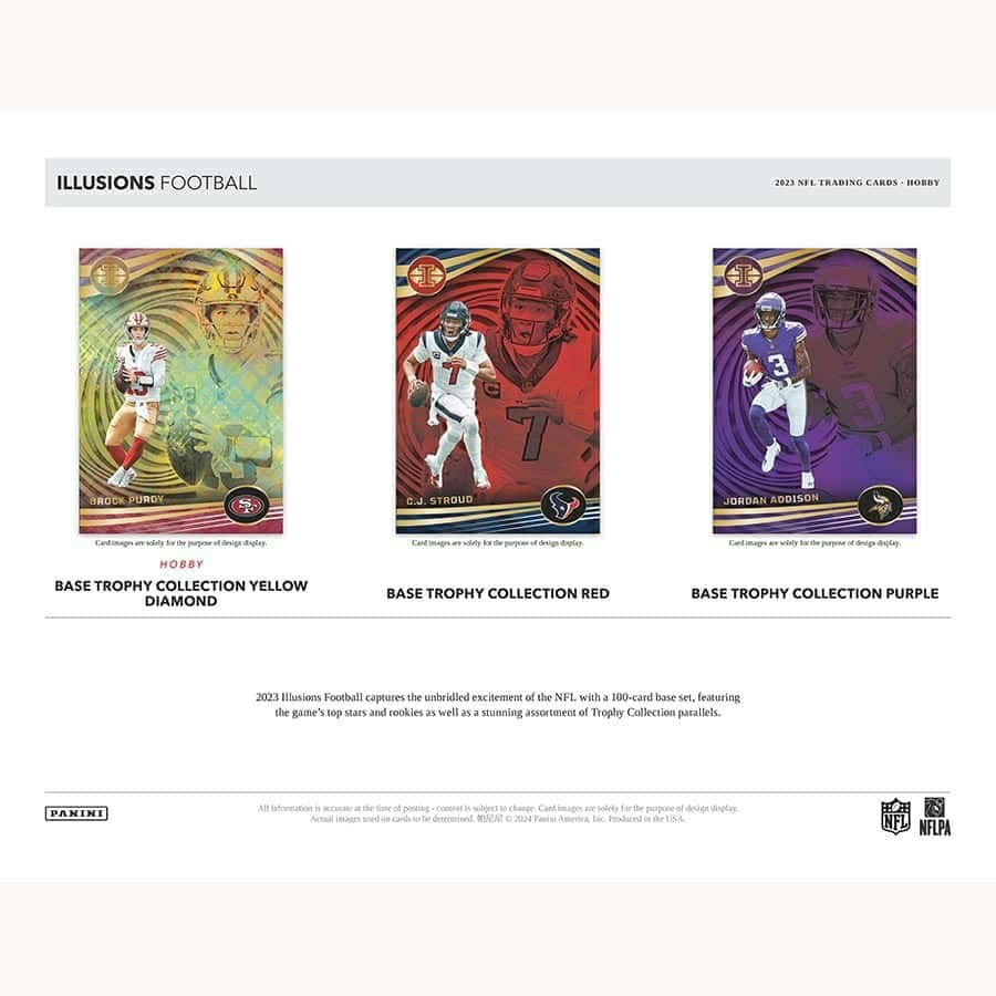2023 Panini Illusions Football NFL Hobby Box Classic