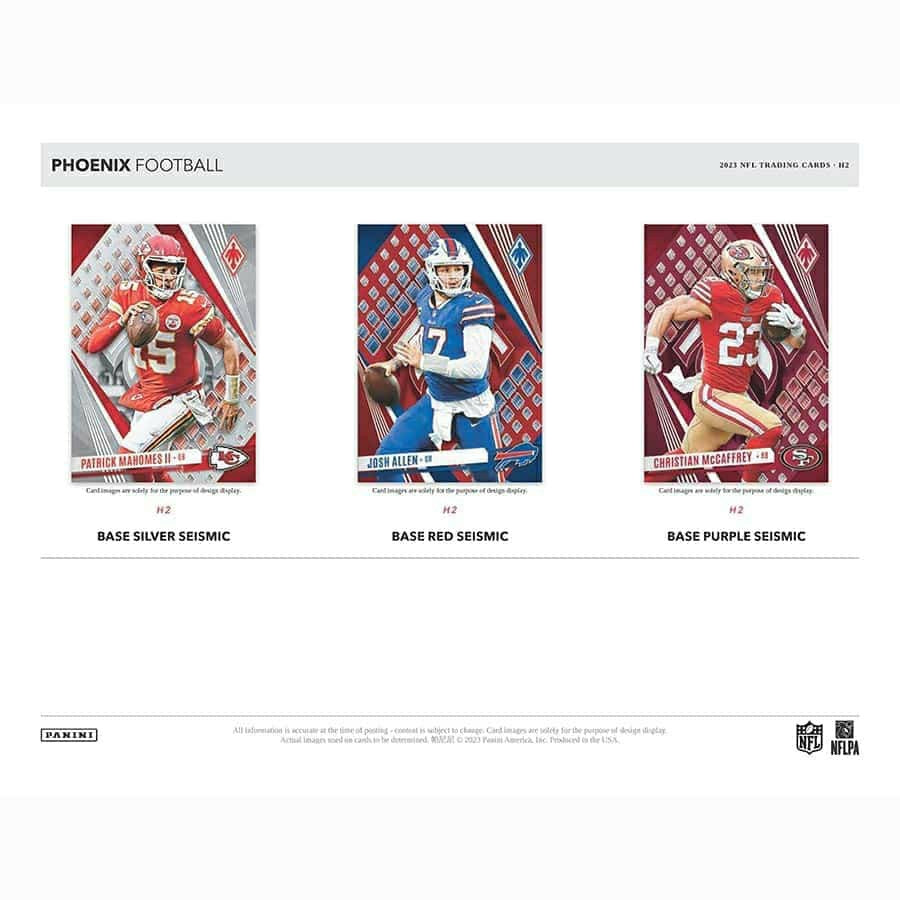 2023 Panini Phoenix Football NFL Hobby Hybrid H2 Box Lifestyle