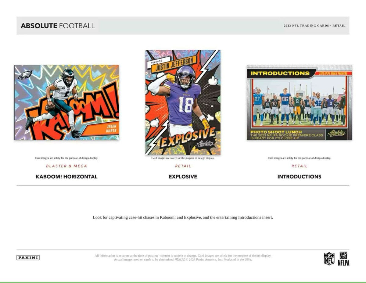 2023 Panini Absolute Football NFL Blaster Box Classic