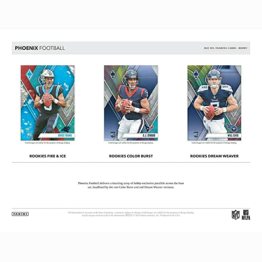 2023 Panini Phoenix Football NFL Hobby Box Fashion