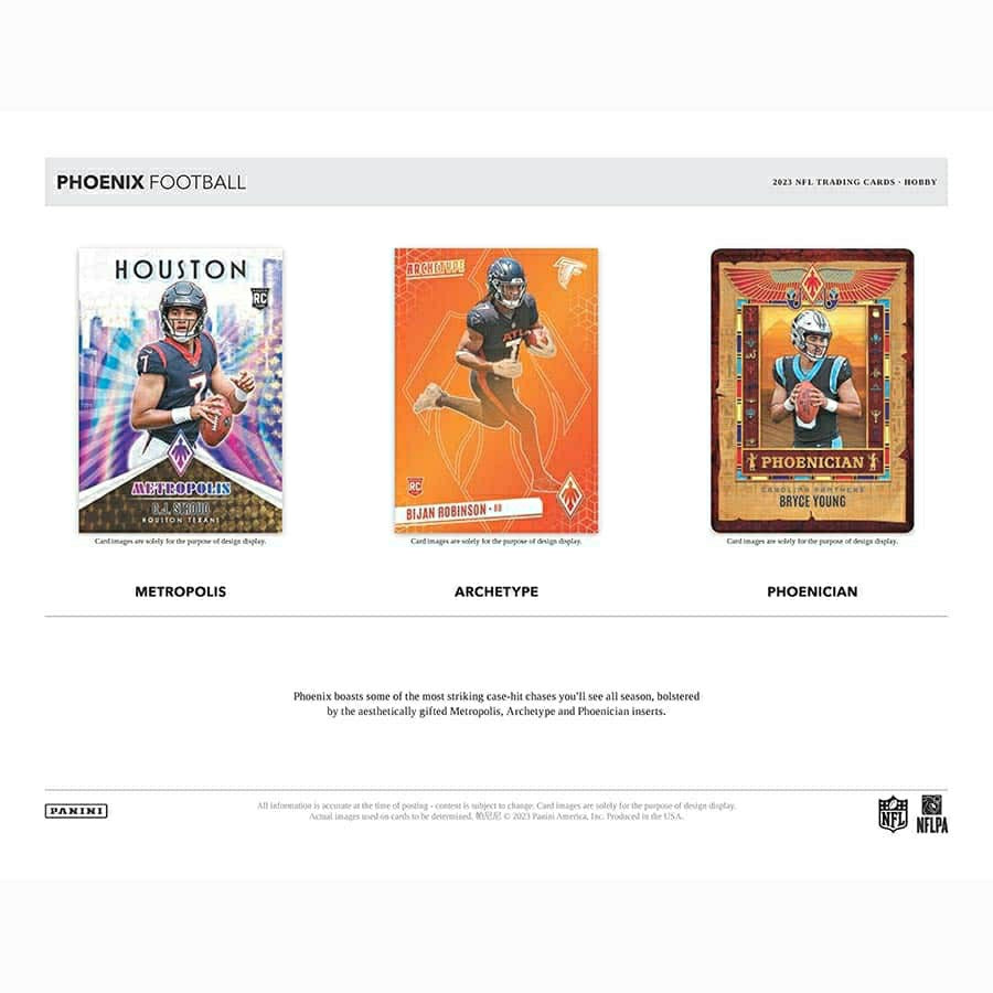2023 Panini Phoenix Football NFL Hobby Box Fashion