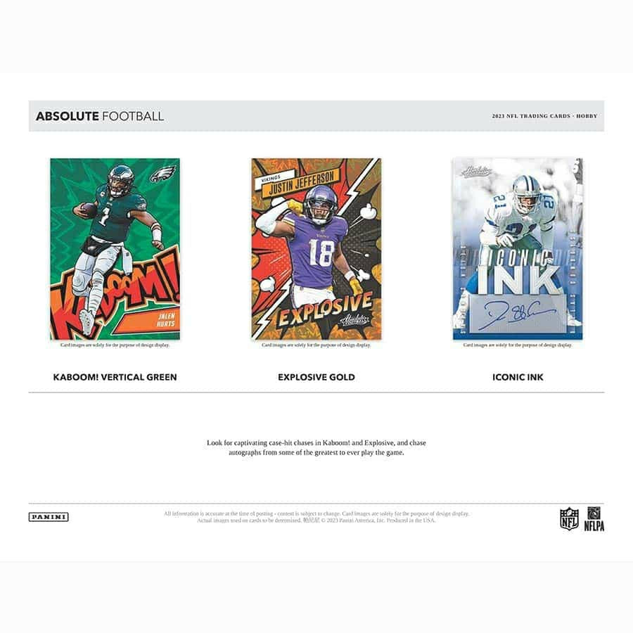2023 Panini Absolute Football NFL Hobby Box Lifestyle