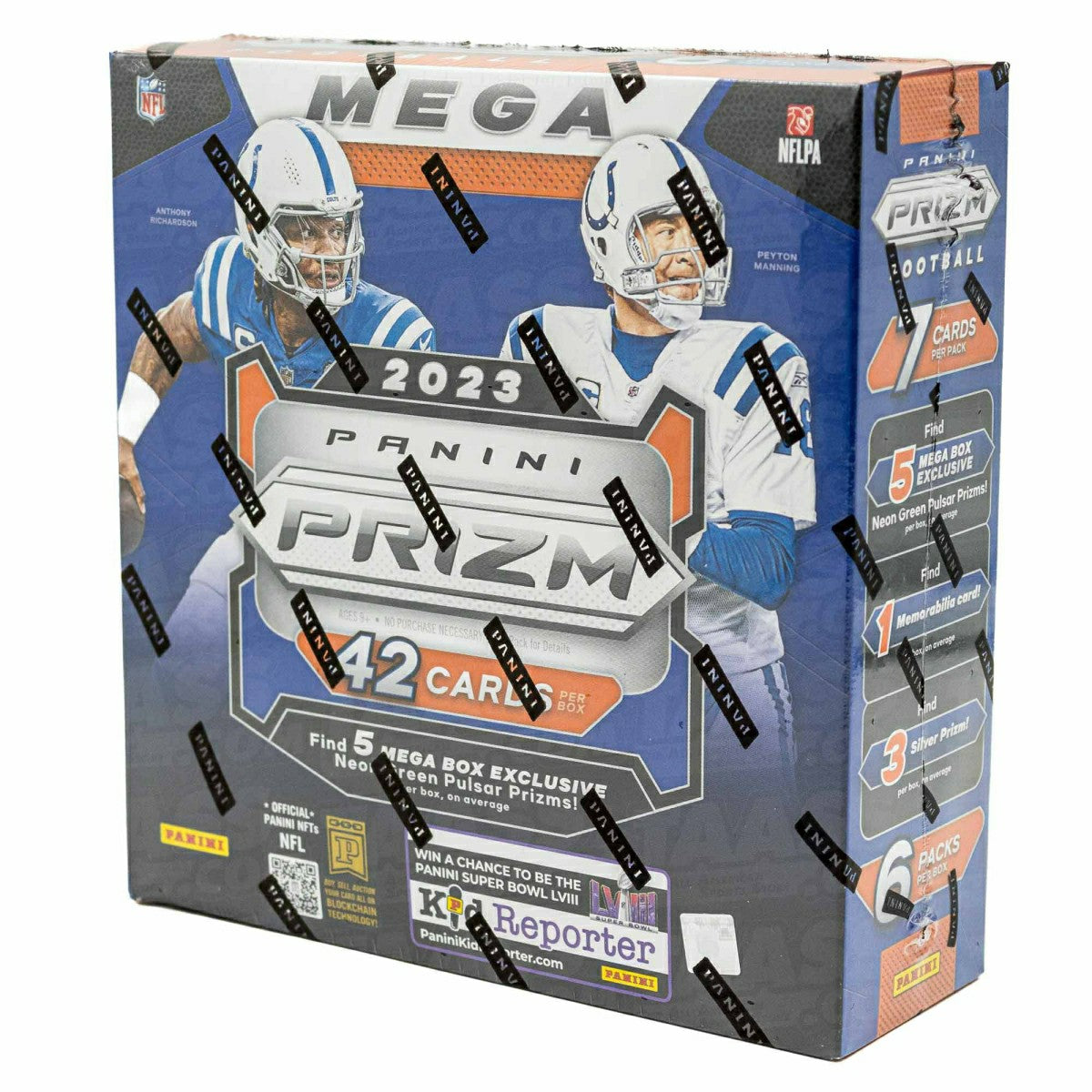 2023 Panini Prizm Football NFL Mega Box Taass sale