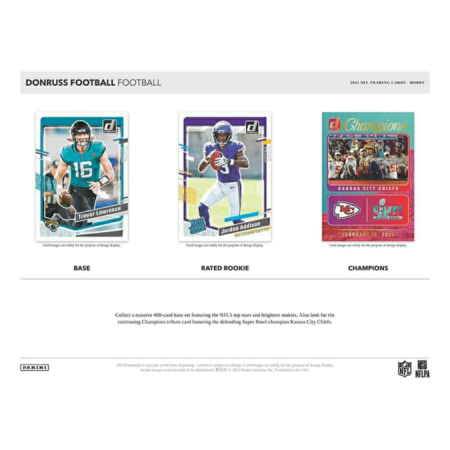 2023 Panini Donruss NFL Football Hobby Box Fashion